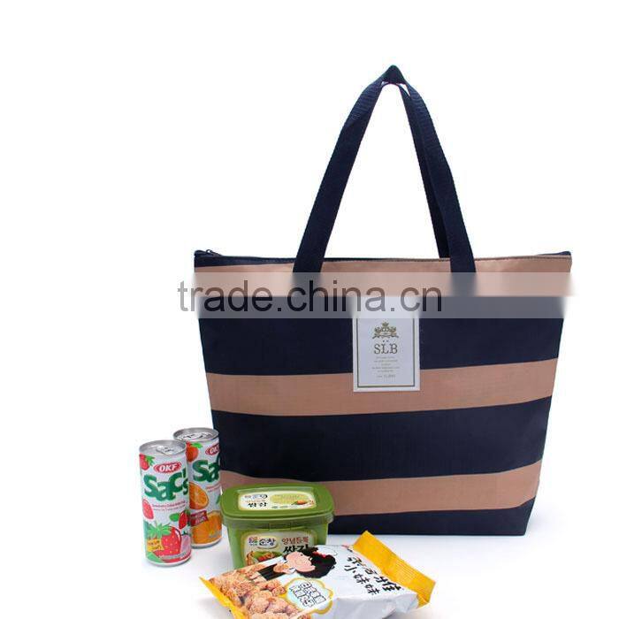 Fringe Style 300D Polyester Tote Bag With Zipper,Outdoor BBQ Food Tote Bag