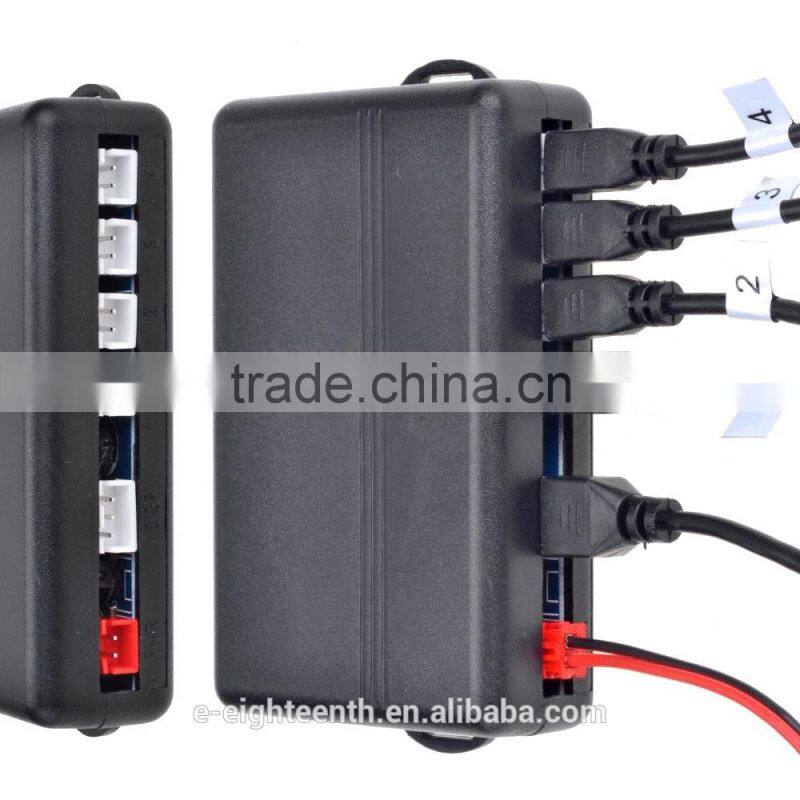 2016 4.3" LCD 4 Parking Sensors Camera Car Rearview Mirror Reverse Radar System