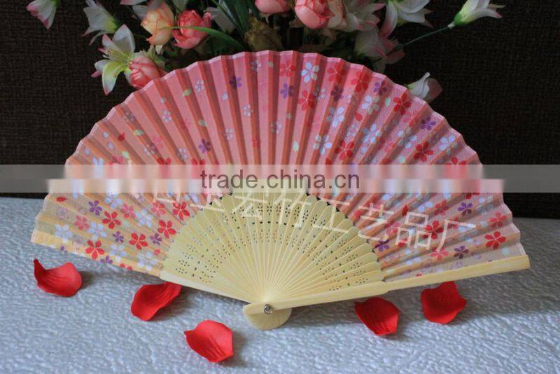bamboo silk ladies fan