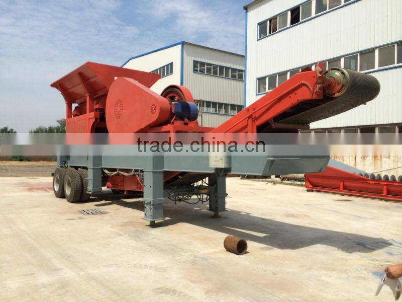 China strong portable jaw crusher for river stone quarry