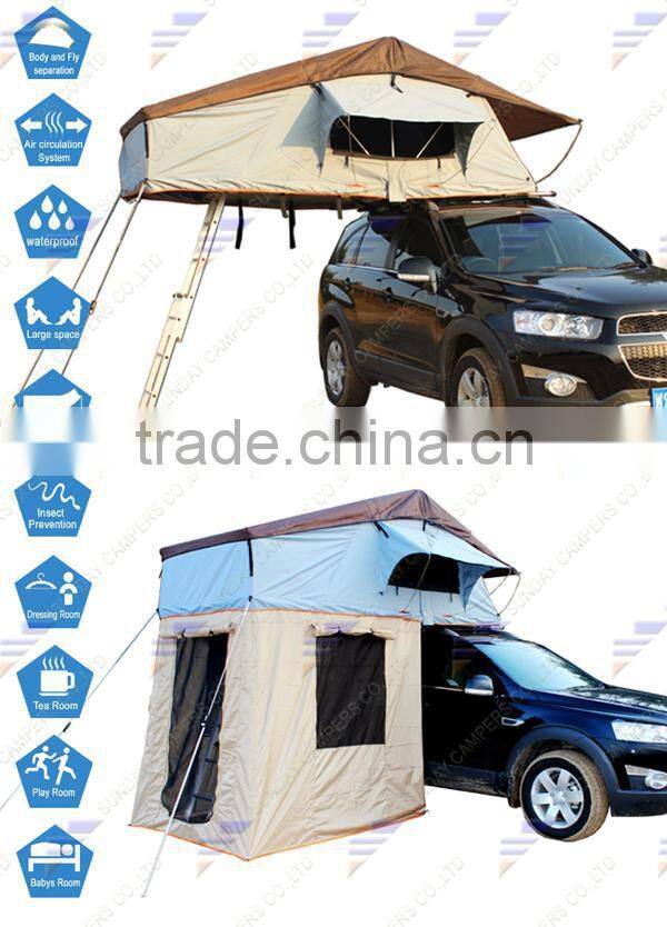 4x4 Pop up car roof tent with high quality