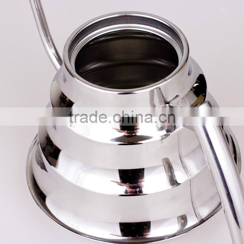 newest pour over drip1.2L coffee kettle/stainles steel moroccan teapot tea kettle