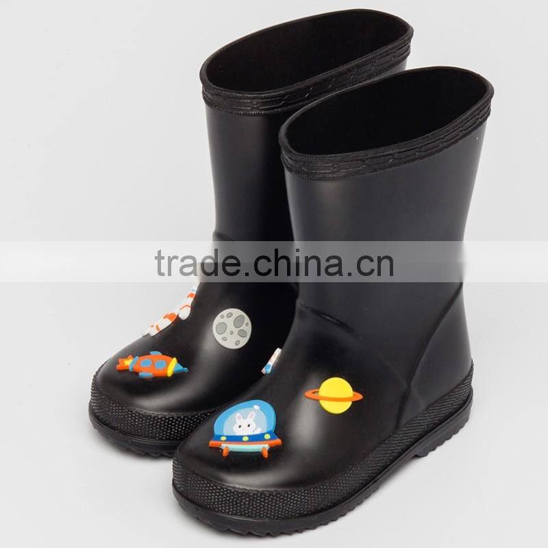 2017 new cheap rain boot kids children boys girls matt finish