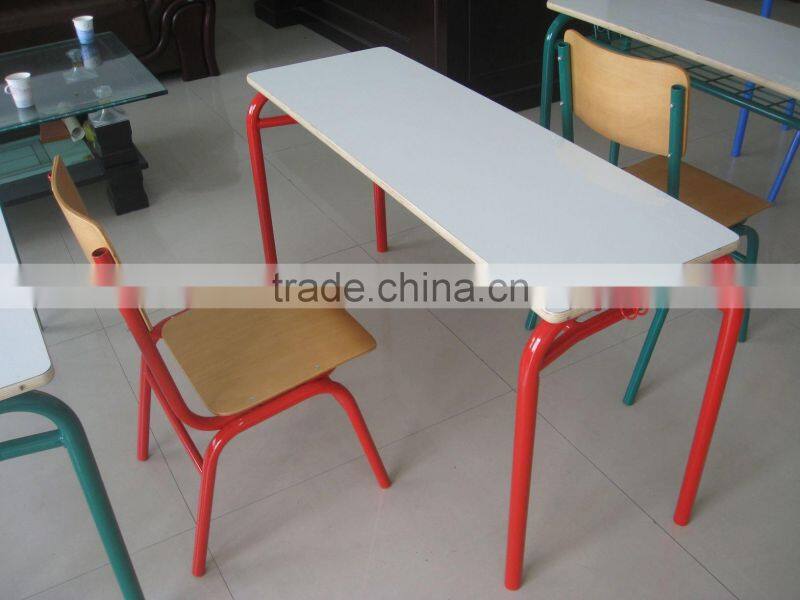 double seat SCHOOL FURNITURE for children use