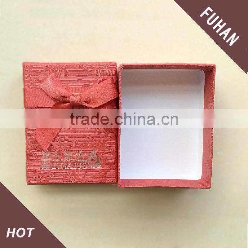 custom luxury paper gift cardboard packaging box With Ribbon