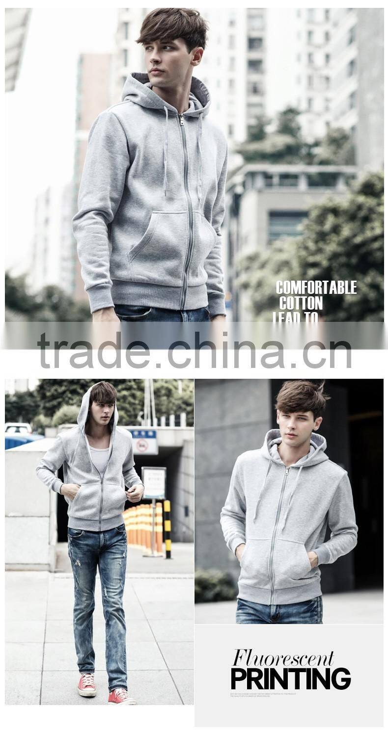 Mens full zip fleece hoodie mens fleece jacket