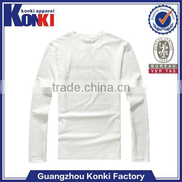 cheap plain cotton long sleeve t shirts