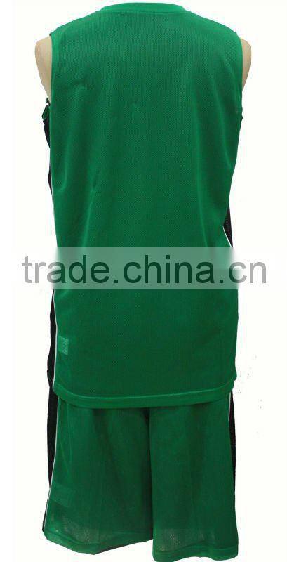 Reversible mesh jersey and short