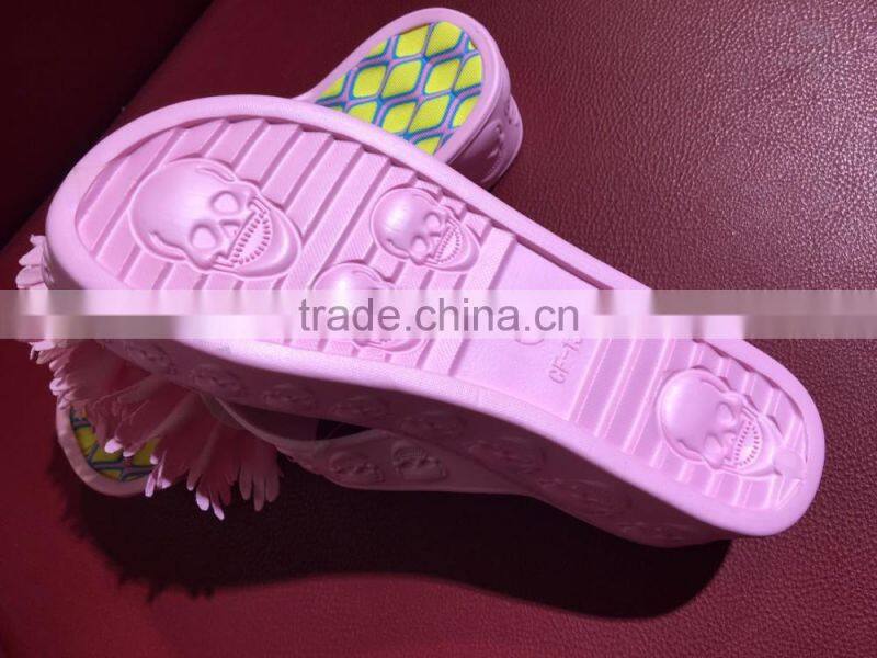 GZY sweet indoor outdoor and beach plastic slipper