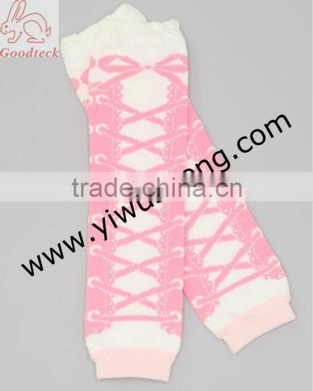 Baby zebra cotton leg warmer