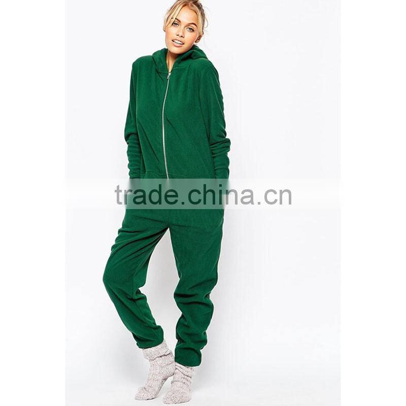 China factory fashion comfortable plain colour fleece onesie animal