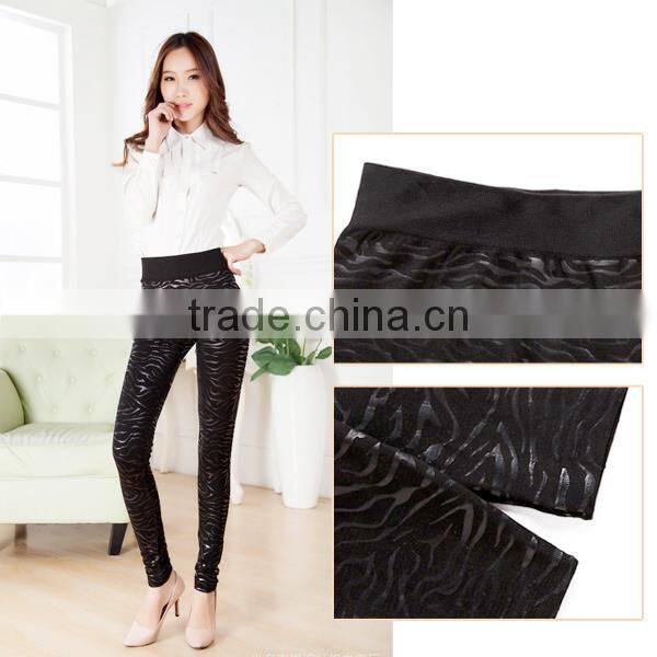 New show thin elastic printed leggings