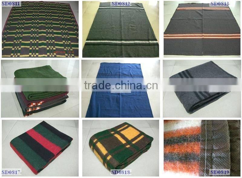 army green military blanket