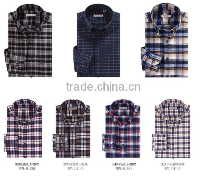 2014 new design slim fit men fashion shirts Made in China