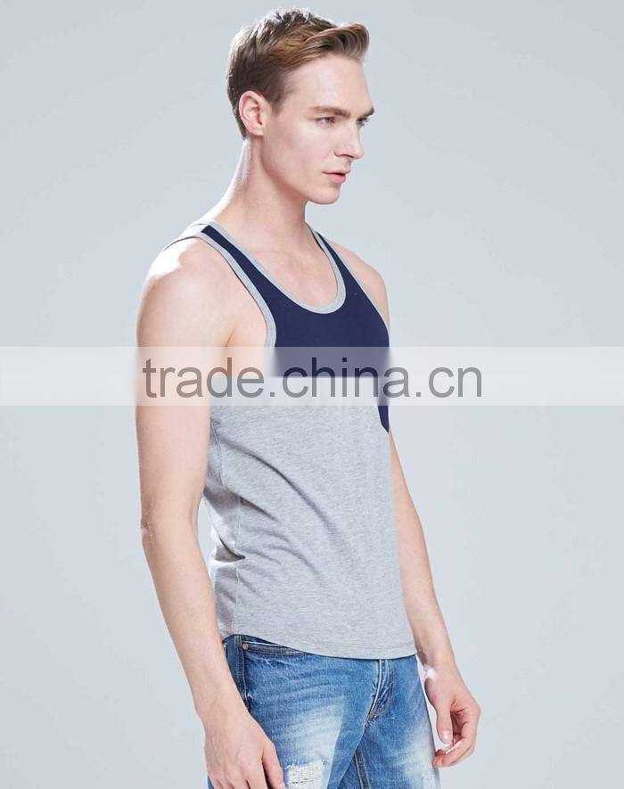 Fashionable contrast pocket mens vests wholesale
