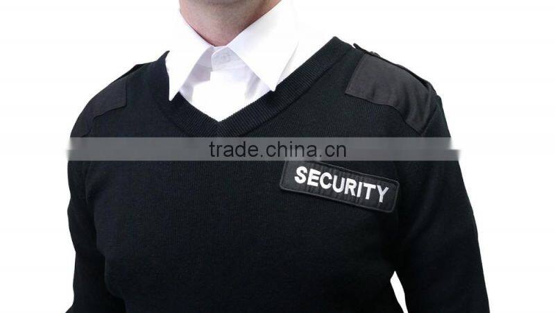 China professional sweater manufacturer wholesale cheap military uniform police style security style custom uniform
