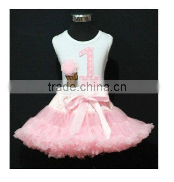Hot Sale Kids Pettiskirts Sets Baby Girls Ruffle Puffy TuTu Skirts