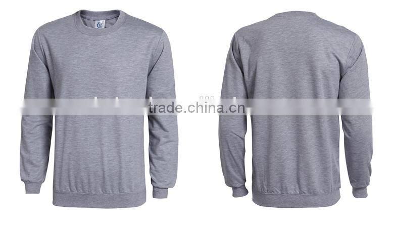 High quality 100% Cotton solid crewneck Sweatshirt blank sweatshirt wholesale made in Jiangxi