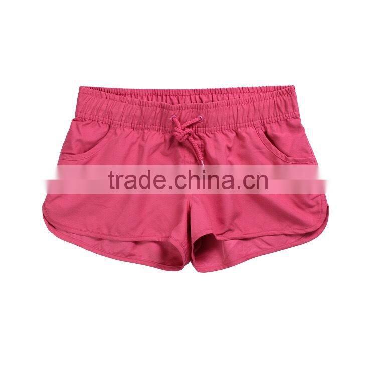 High quality sports middle shorts women's tennis wear run&Gym S M L
