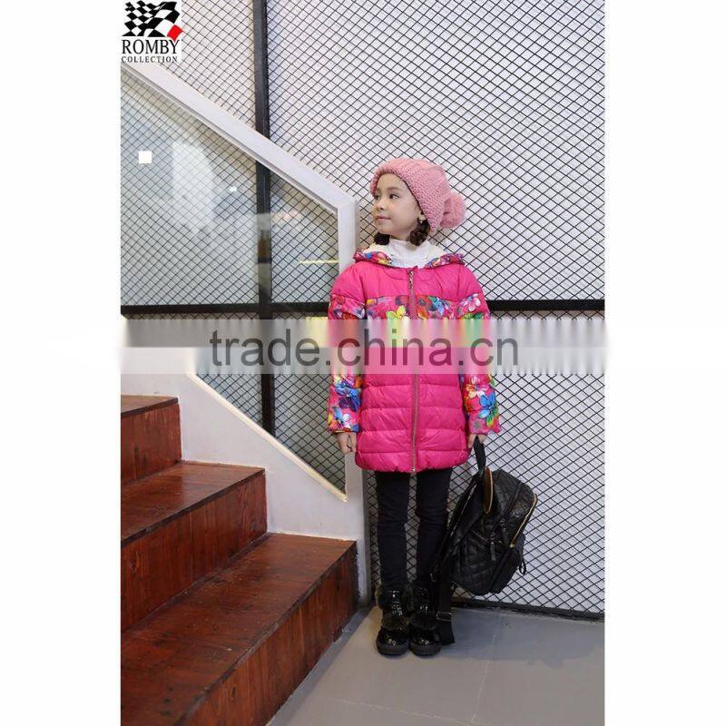 Children Winter Jacket Printed Girls Fashion Down Jacket