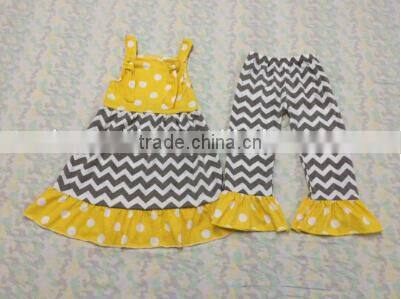 Giggle Moon Remake Outfit Boutique vintage Toddler Girls Wholesale Persnickety Kids stripe Easter Ruffle Summer Clothing Sets