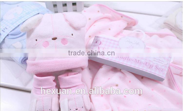 3PC Bundle-me-up set ,Mesh bag baby Baby gift set,