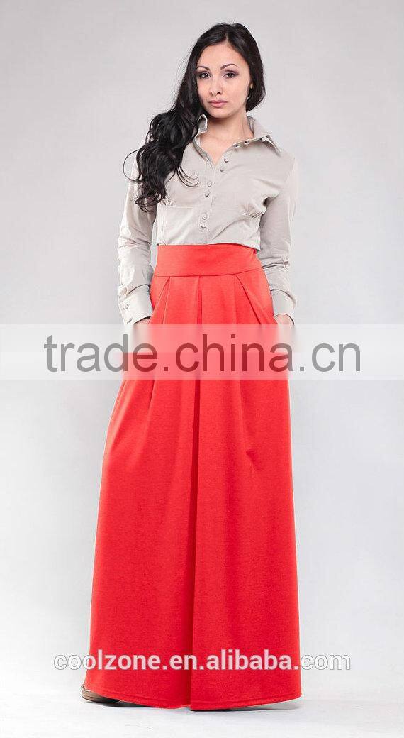 Elegant business woman maxi skirt wholesale ladies office long skirts