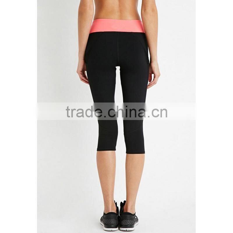 new design sexy sportwear/gym wear leggings pants/trousers for girls fitness apparel