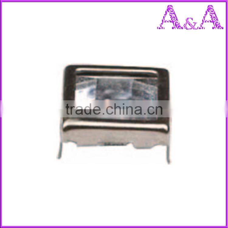 High Quality 100 Sets Silver Tone No Sew Open Ring Snap Press Fastener Metal Buttons