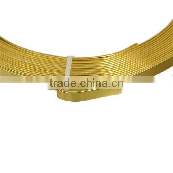 Wholesale Gold Plated 5mm Aluminum Beading Wire Thread Cord