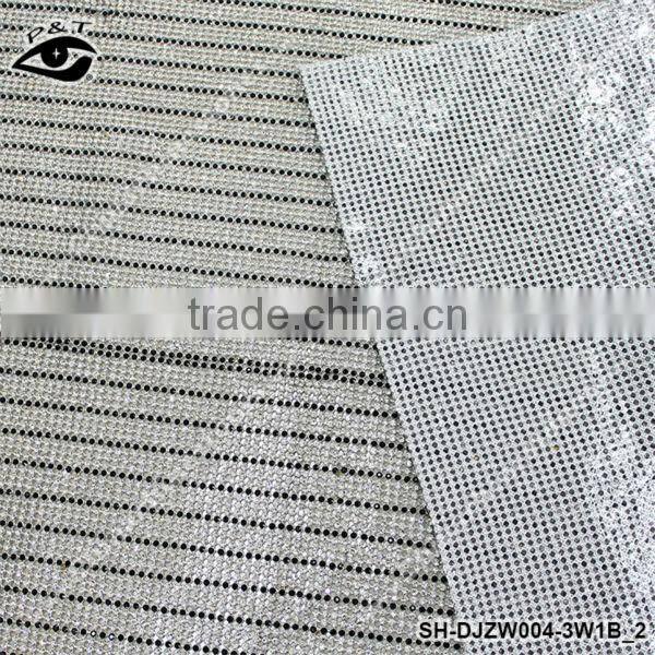 TOP A grade Glass rhinestone hotfix mesh Adhesive Rhinestone Transfer