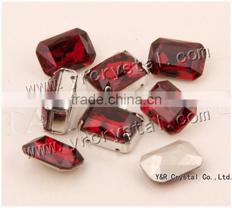 High quality crystal beads with claw for wedding cloth