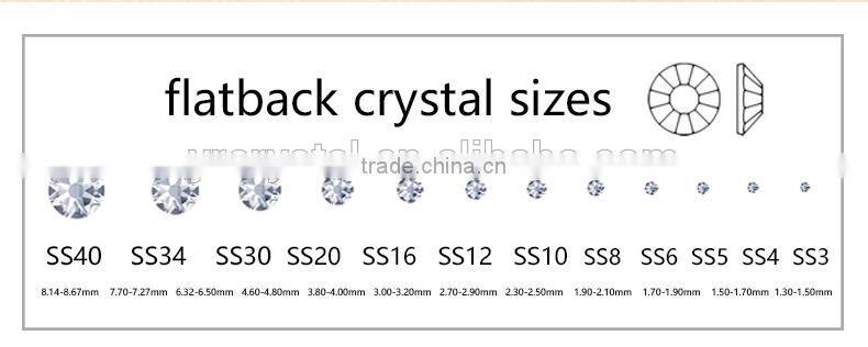 Wholesale SS16 non hot fix strass crystal AB color with AB flat back rhinestone