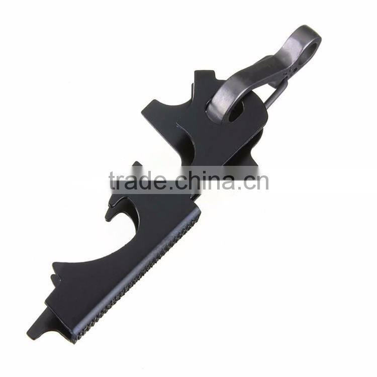 2017 New Arrival 8-in-1 Keychain Gadget Utility Key Ring EDC Multi-function Pocket Tool Survival Hot Sale