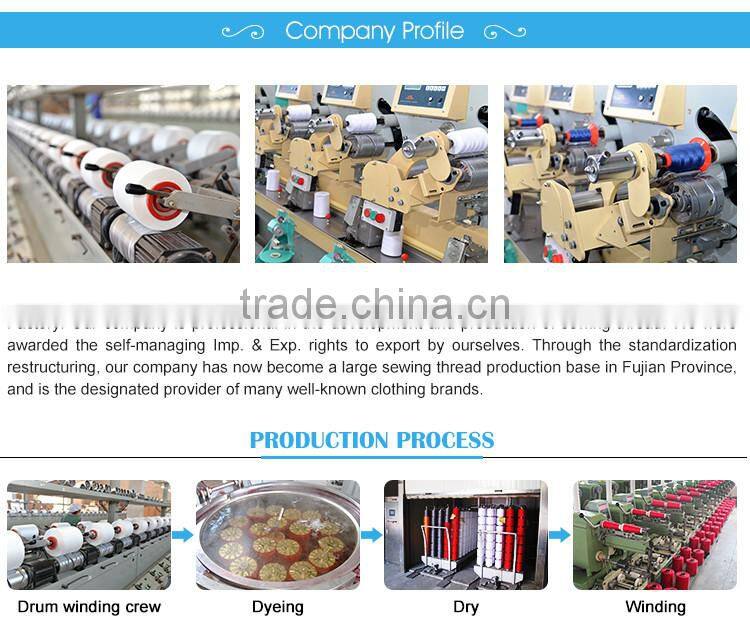 210D/3 tex70 ticket40 Nylon 6.6 stitching sewing thread for leather shoes