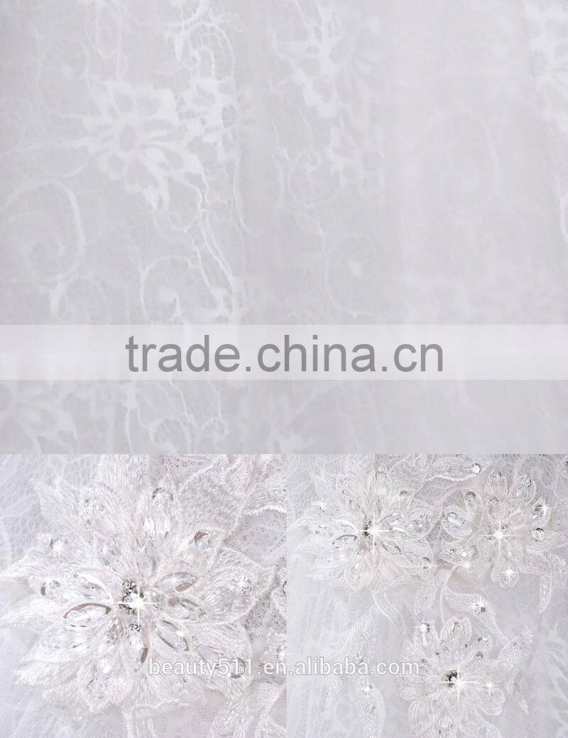 Harness sexy mermaid lace mermaid color wedding dress bridal for bride V-neck bridal dress custom made wedding dress 2017