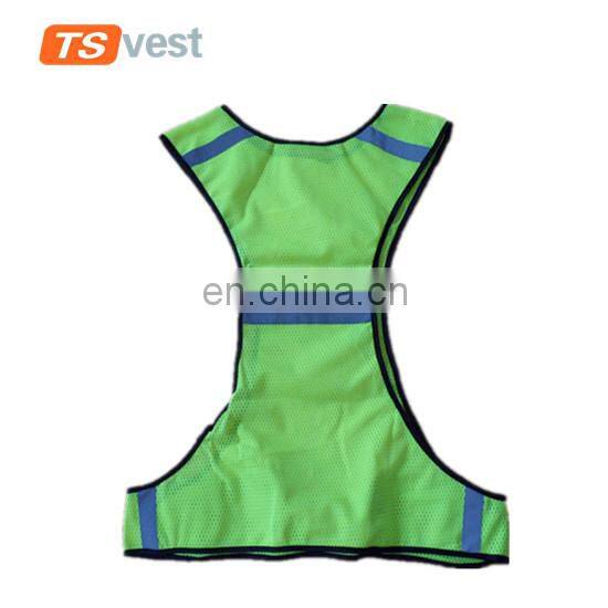 High quality adjustable band cycling running safety vest
