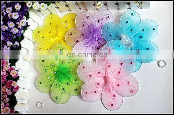 Glitter artificial cheap silk flower