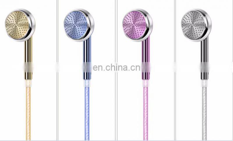 Volume control Purple color Perfume earphones cute and cheap earphones with microphone for laptop