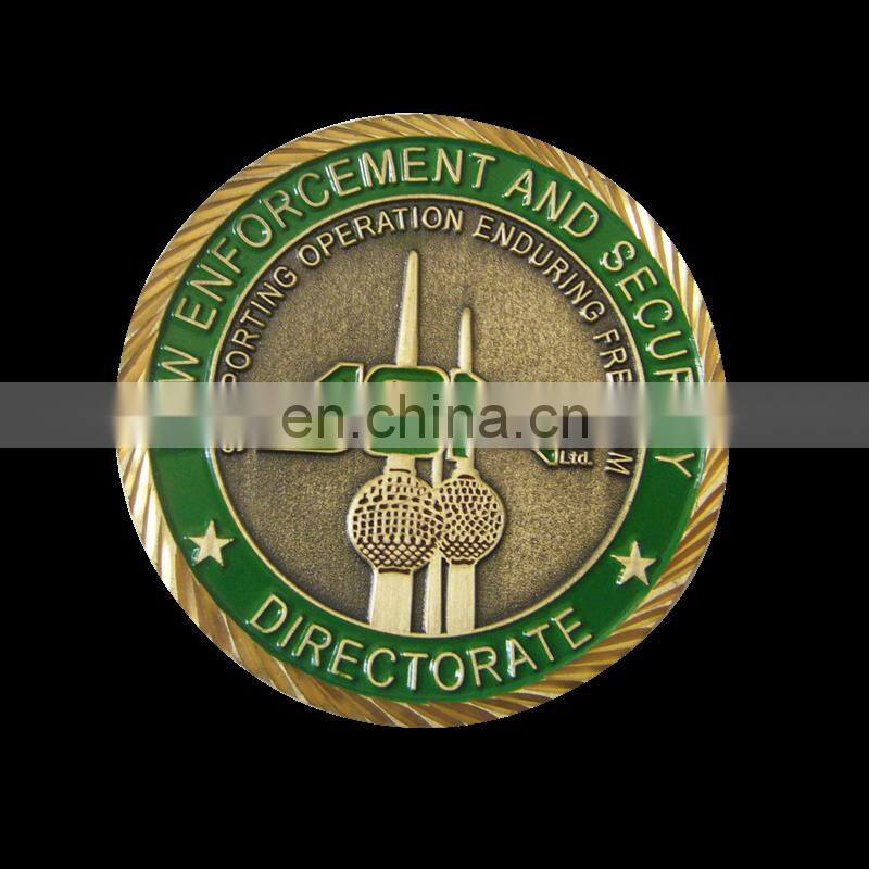 Gift used engraved logo souvenir gold coin