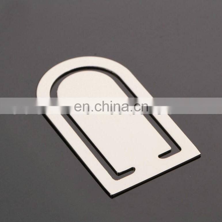 Customize logo metal bookmark with high quality