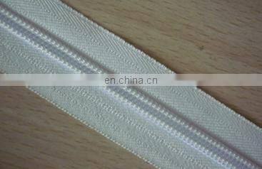 5# Open End Nylon Separating Zipper With Silver Teeth