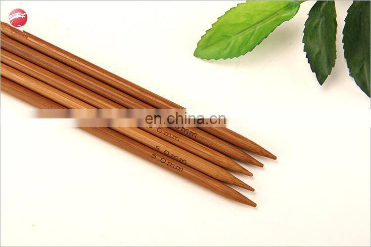 China factory Weaving Needles Double Point Bamboo Handle Crochet Hooks