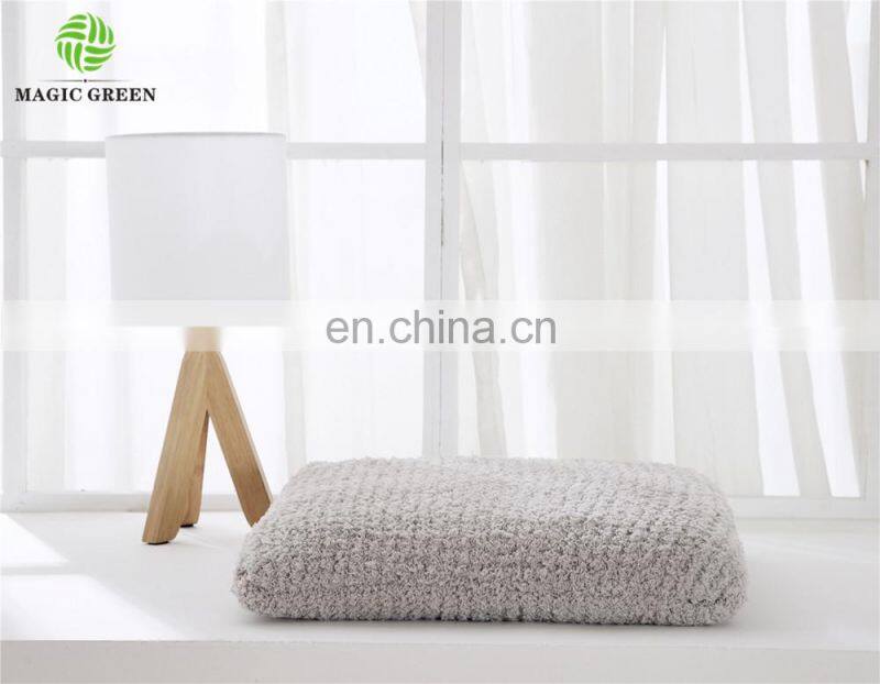 Barefoot Dreams super soft zero defect 100% polyester micro feather yarn knit bedcover blanket pillow case set cushion cover