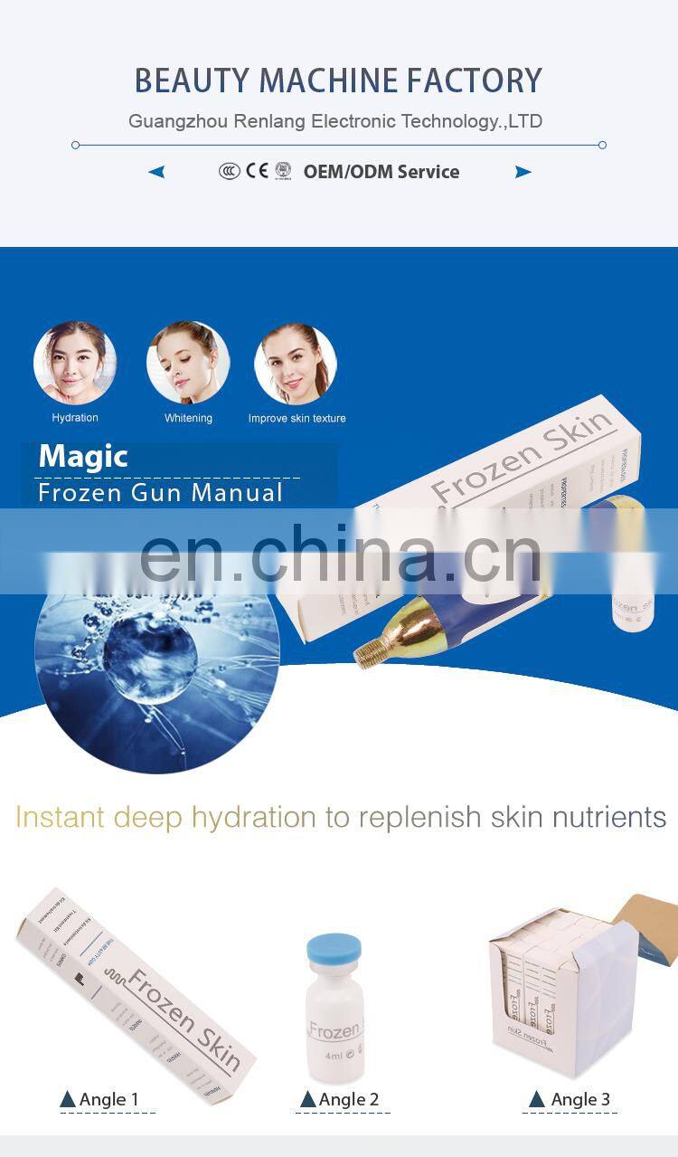 Portable frozen skin CO2 gun for anti-wrinkle machine for facial mesotherapy