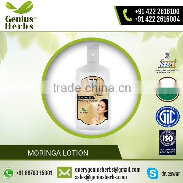 100% Pure Moringa Lotion Exporter