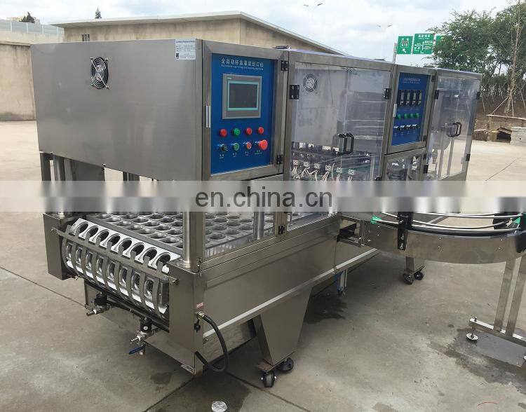 China single cup with fruit and juice filling machine