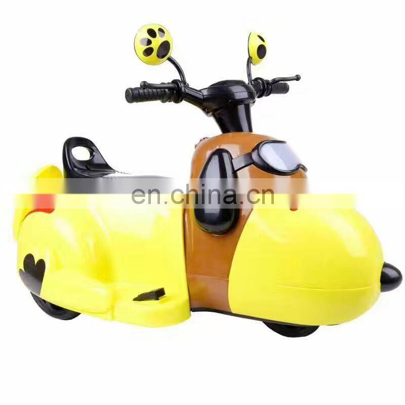 Cheap 3 wheels rechargeable kids electric motorcycle with LED light