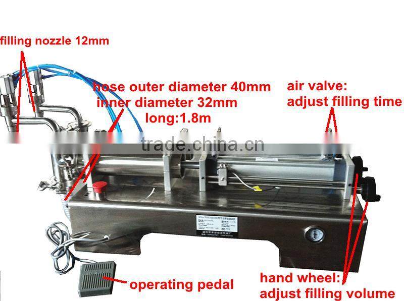 High quanlity manual cream filling machine for shapoo,bath gel,liquid detergent(5-50ml)