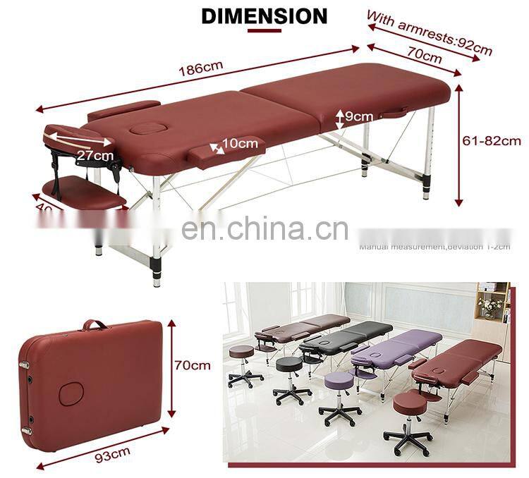 aluminum folding massage table Portable Massage Table Massage Bed foldable